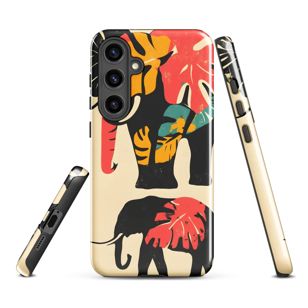 Tropical Elegance: The Elephant's Dance