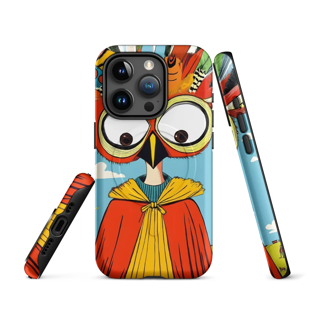 A Whimsical Encounter: The Owl-Human Fusion