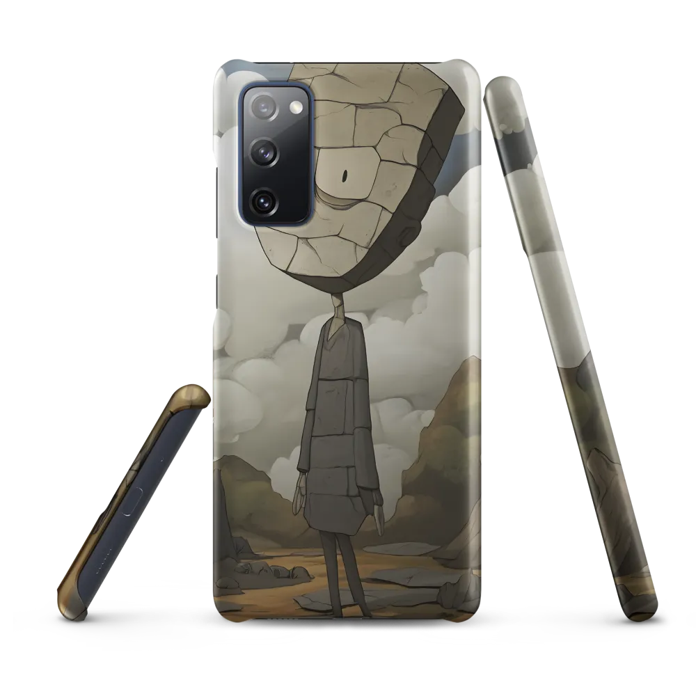 Whimsical Stone Figure in a Rocky Landscape | Phone Case |  S20 FE | Snap Case | Matte
