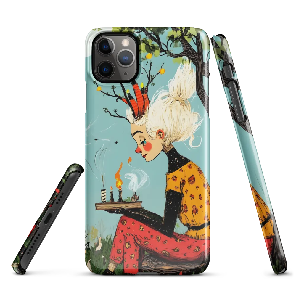 Whimsical Nature Girl | Phone Case |  11 Pro Max | Snap Case | Glossy