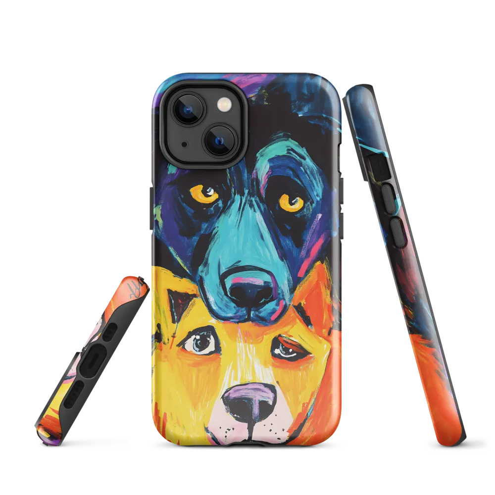 Vibrant Companions: An Expression of Canine Spirit