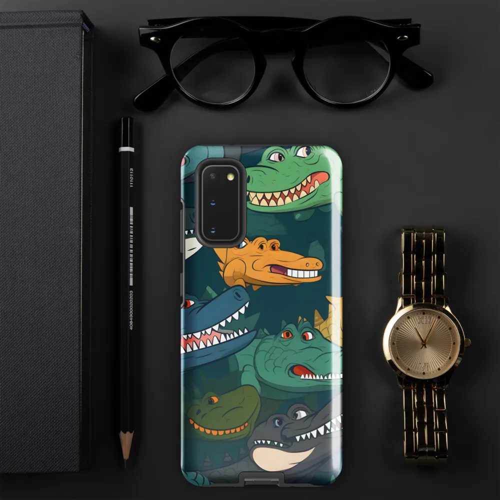 Cheerful Crocodilian Parade