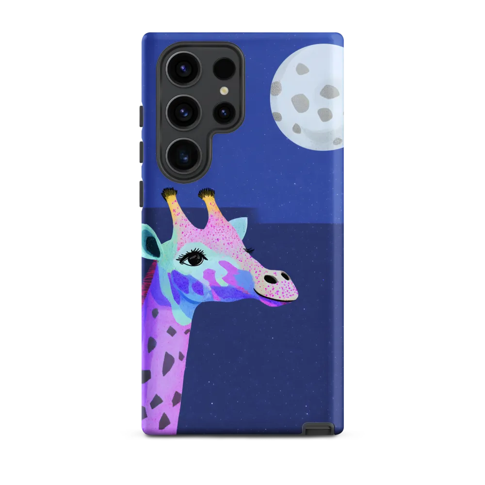 Whimsical Giraffe Under the Stars