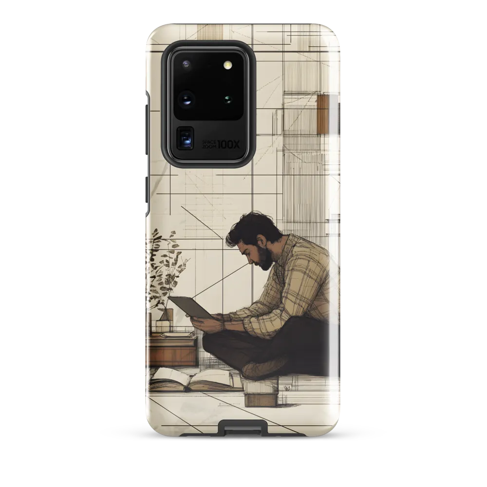 Quiet Reflections in Line | Phone Case |  S20 Ultra | Tough Case | Glossy