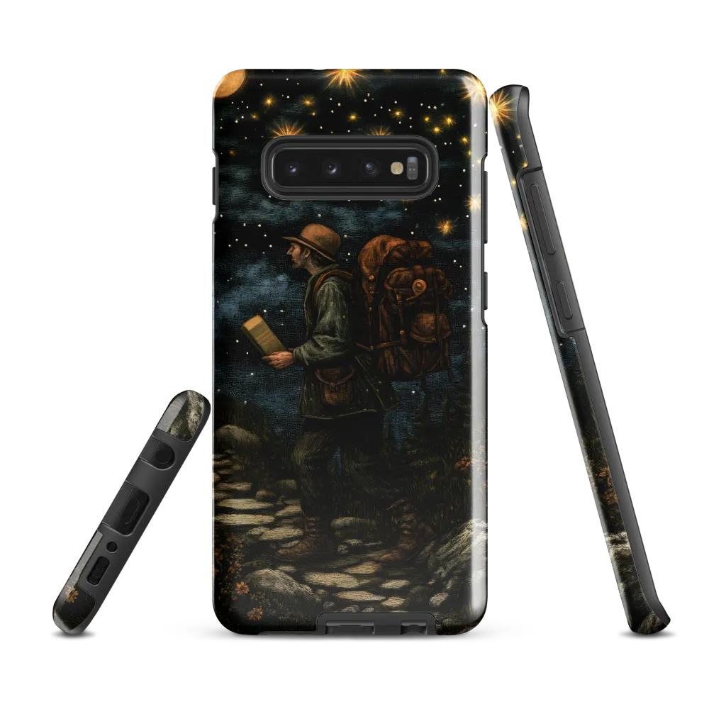 Journey Through a Starry Night | Phone Case |  S10 Plus | Tough Case | Glossy