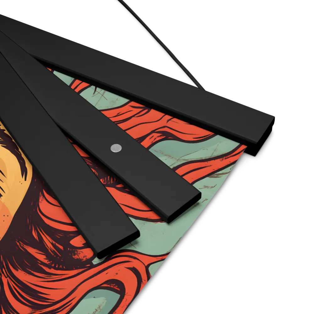 Fury Unleashed | Poster With Black Wood Hanger | 12″×12″