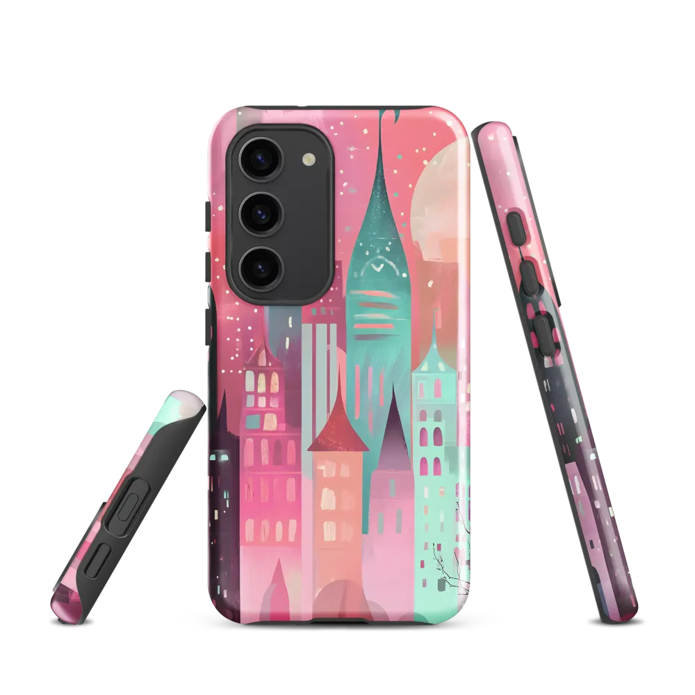 Whimsical City at Dusk