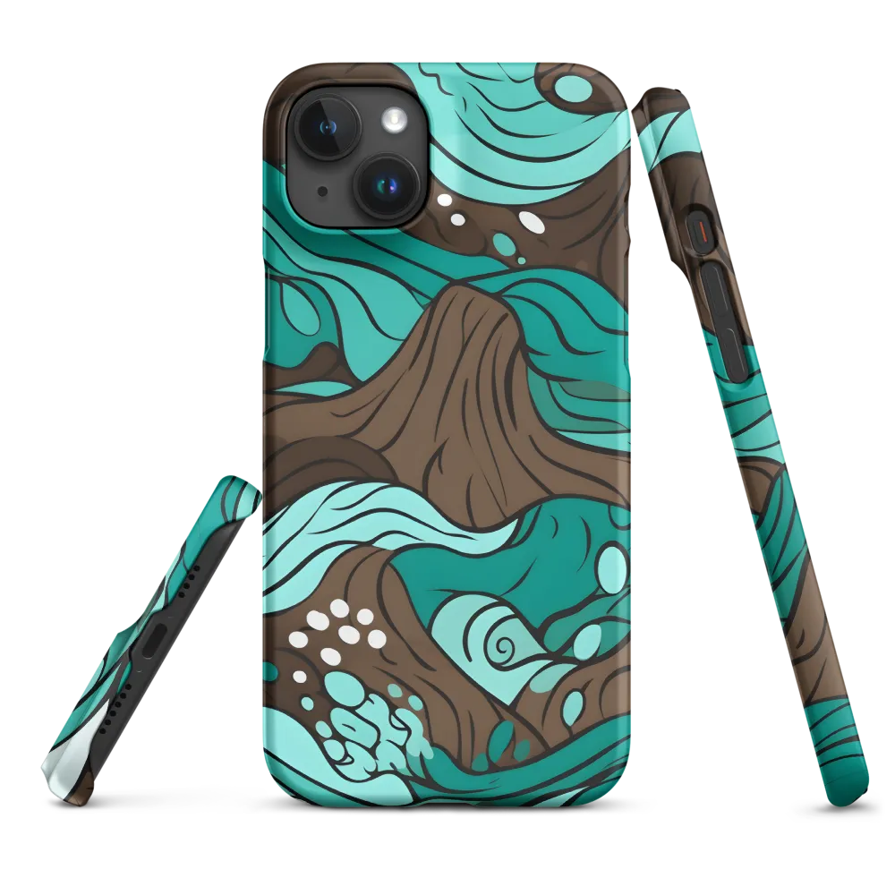 Flowing Horizons | Phone Case |  15 Plus | Snap Case | Matte