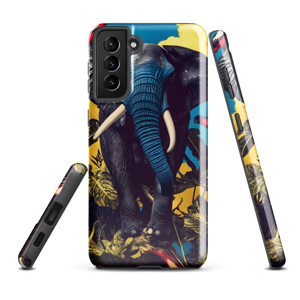 Elephant Dreams in Vibrant Colors | Phone Case |  S21 Plus | Tough Case | Glossy