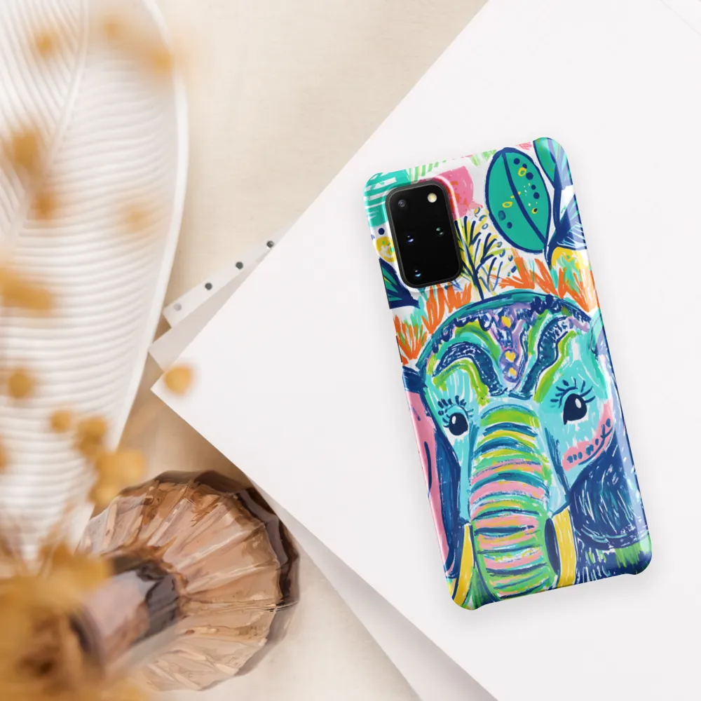 Whimsical Elephant Portrait | Phone Case |  S20 Plus | Snap Case | Glossy