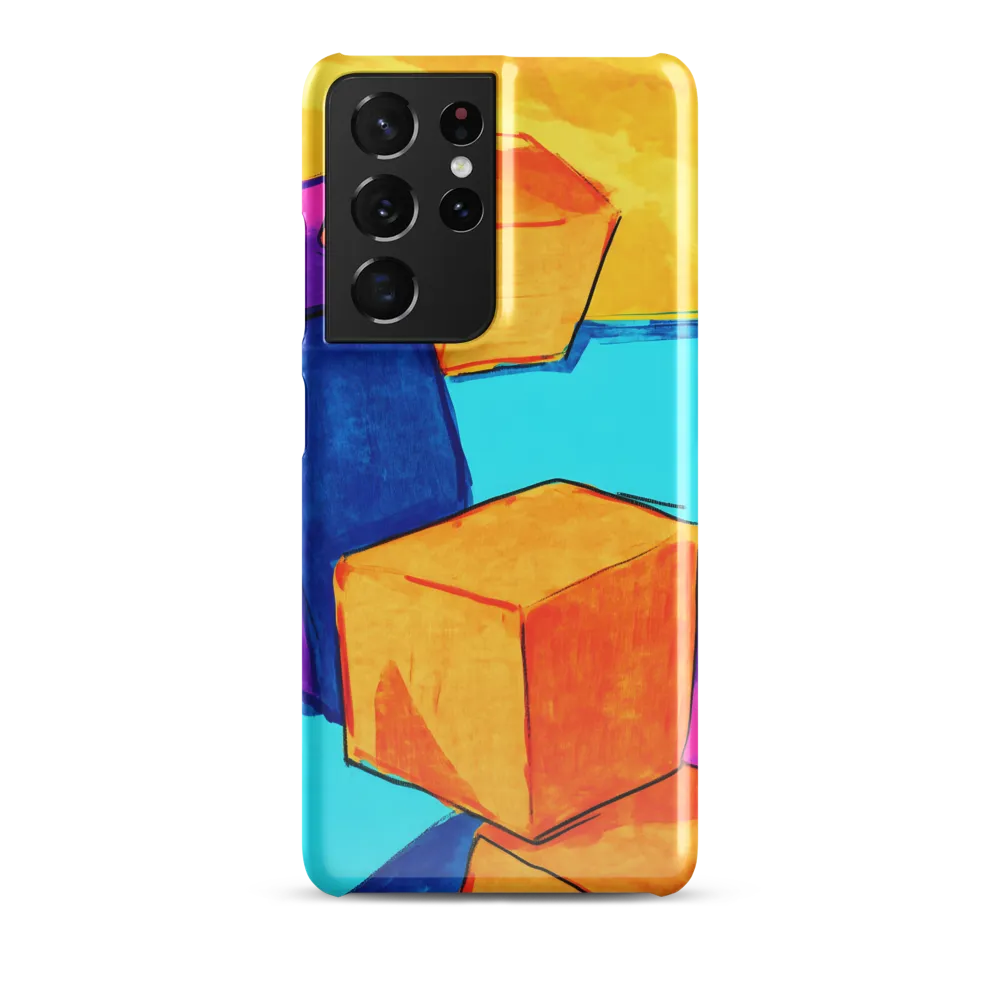 Playful Cubes in Vibrant Harmony