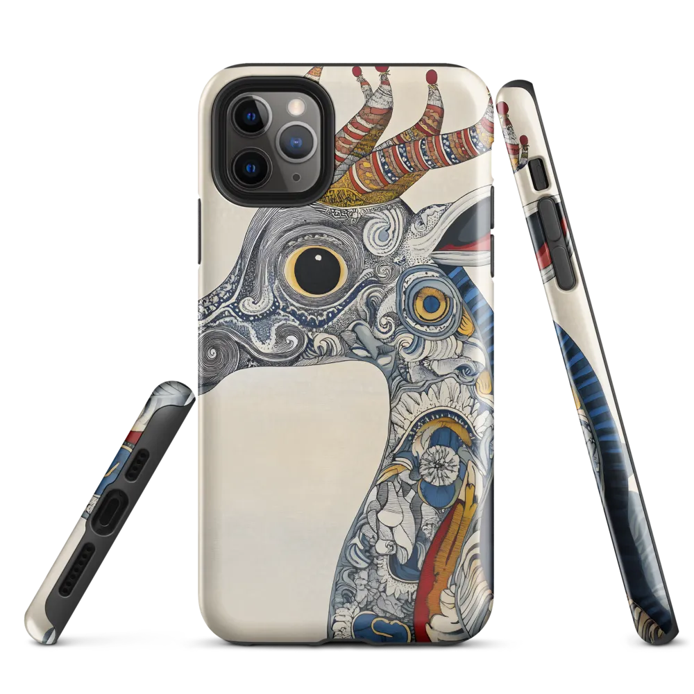 Whimsical Elegance: The Surreal Giraffe | Phone Case |  11 Pro Max | Tough Case | Glossy