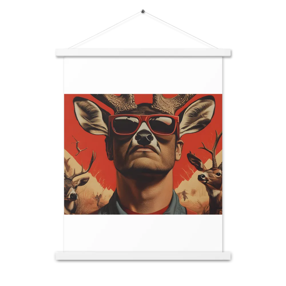 The Hunter's Spirit | Poster With White Wood Hanger | 18″×24″