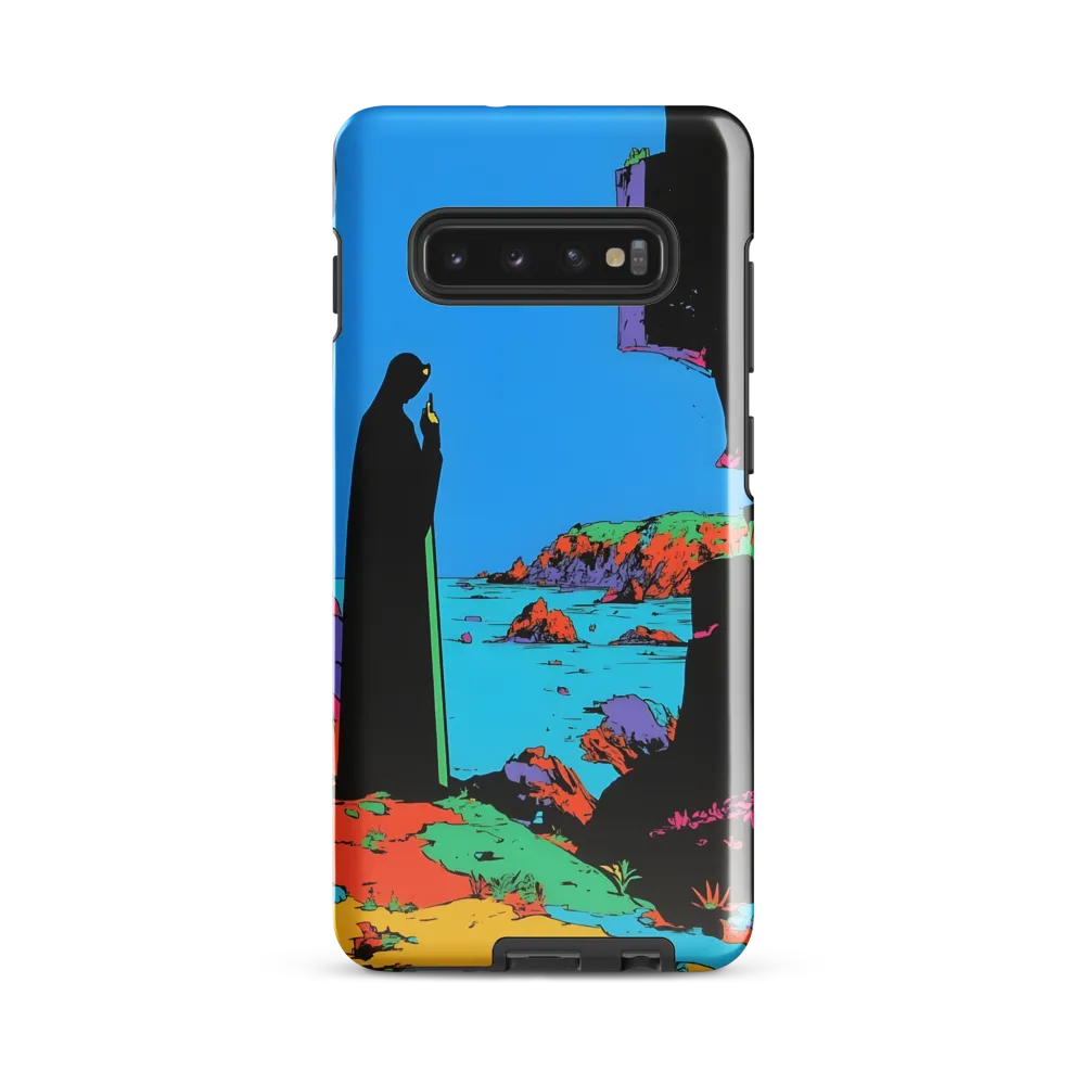 Contemplation by the Sea | Phone Case |  S10 Plus | Tough Case | Glossy