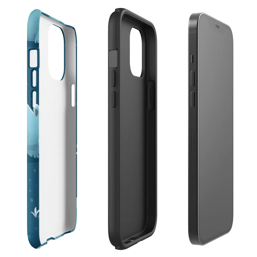 Whimsical Hippo Play | Phone Case |  12 Pro Max | Tough Case | Matte