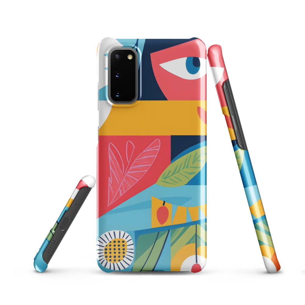 Vibrant Geometric Visage