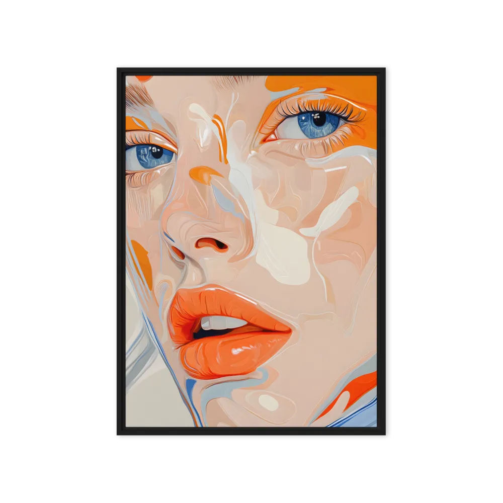 Ethereal Expressions | Canvas with Black Frame | 20″×28″