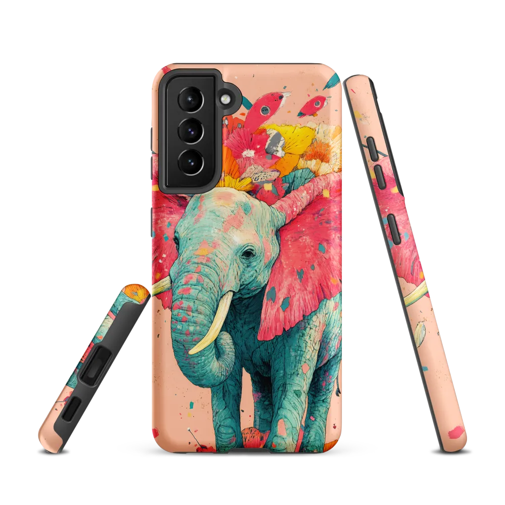 Whimsical Elegance: The Floral Elephant