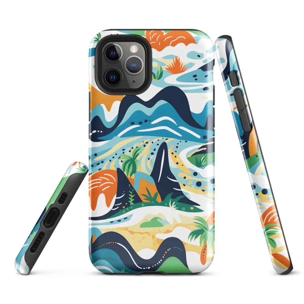 Abstract Tropical Landscape