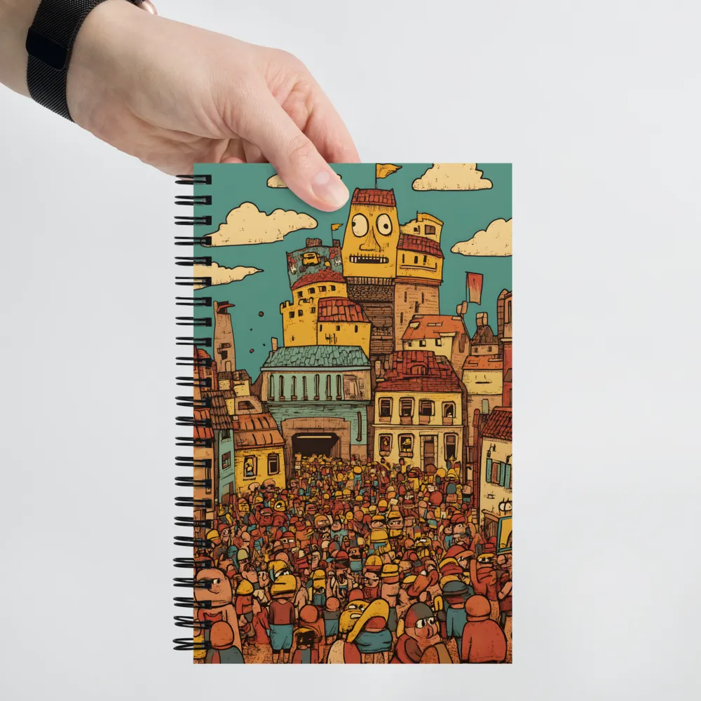 The Quirky City Gathering | Spiral Notebook