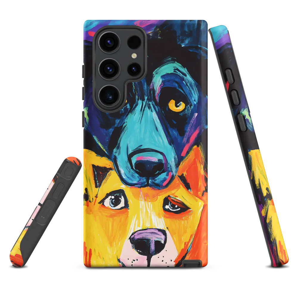 Vibrant Companions: An Expression of Canine Spirit