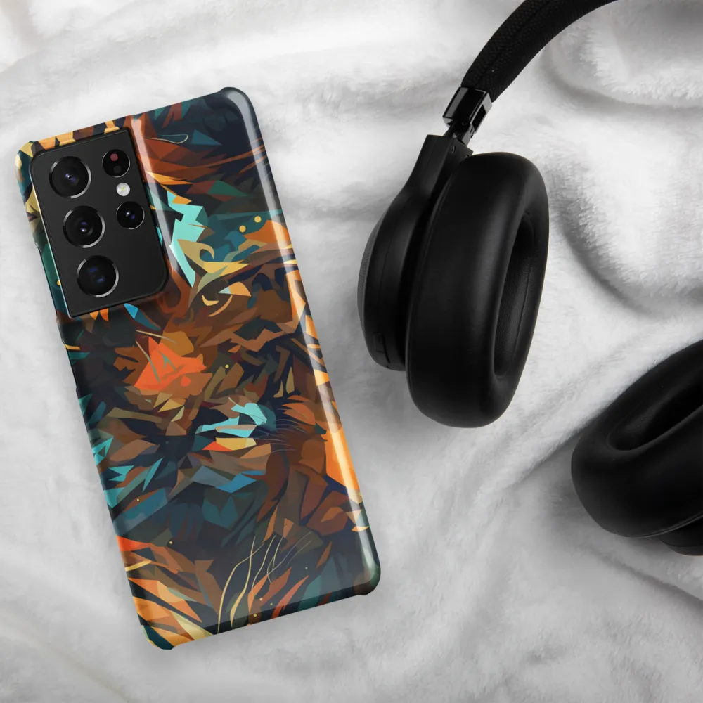 Wild Symphony: Abstract Tigers | Phone Case |  S21 Ultra | Snap Case | Glossy