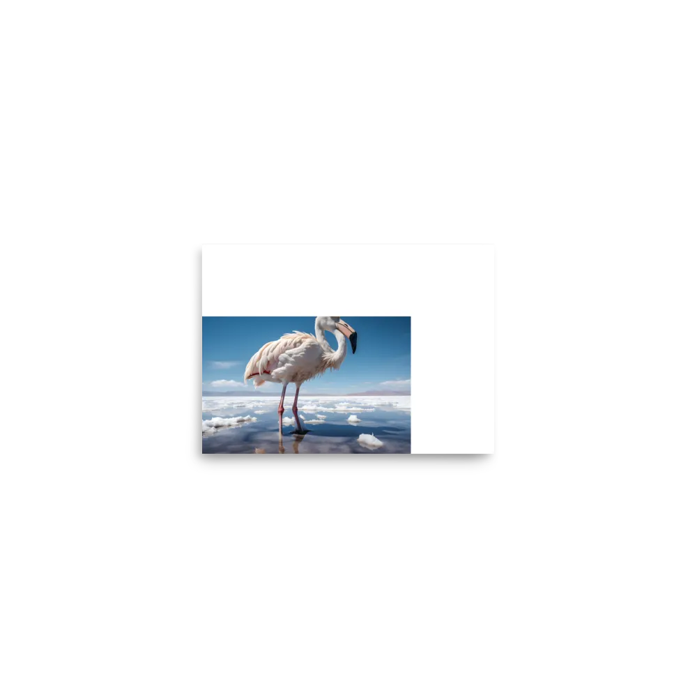 Graceful Solitude of a Flamingo