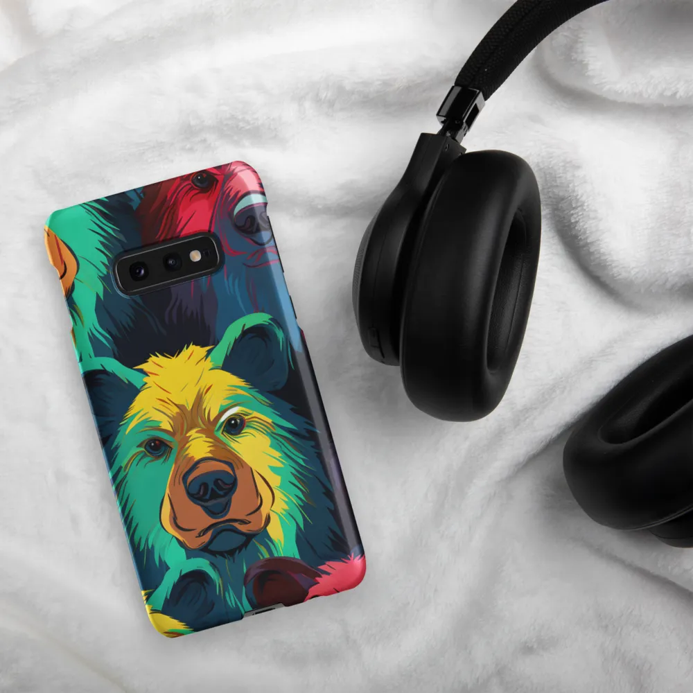The Colorful Essence of Bears | Phone Case |  S10e | Snap Case | Matte