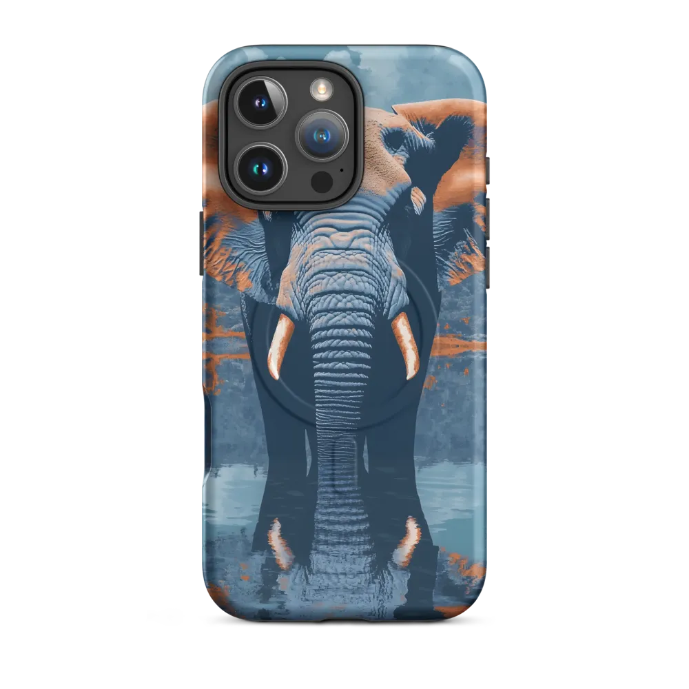 Majestic Reflection: The Elephant's Serenade