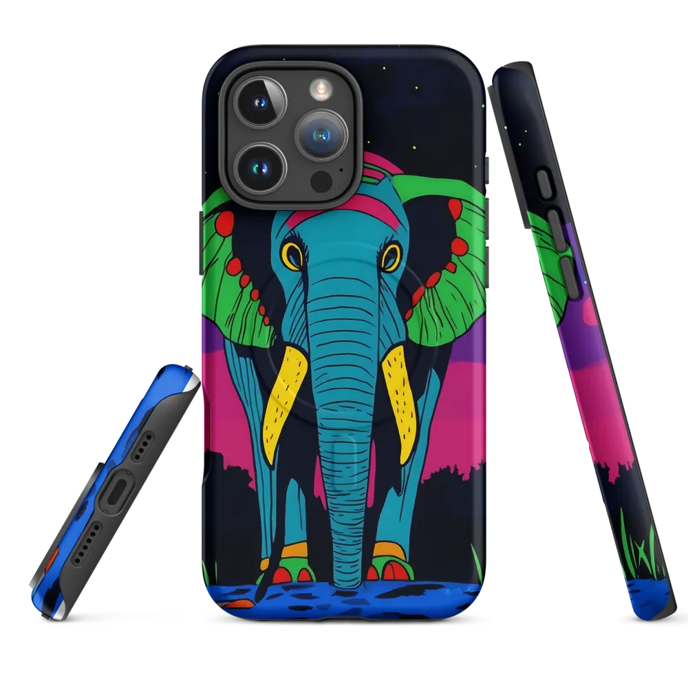 Whimsical Majesty: The Vibrant Elephant