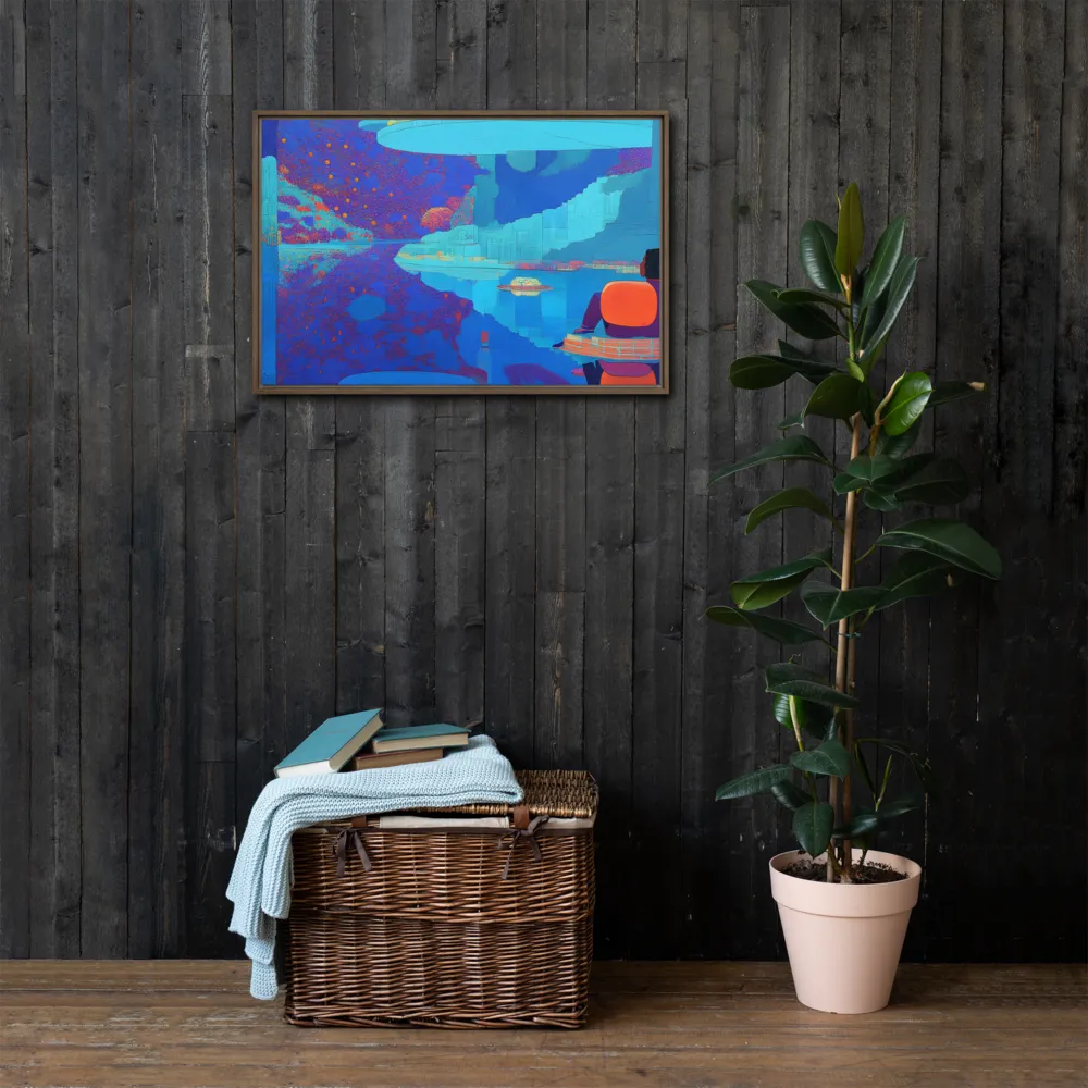 Reflections of Serenity | Canvas with Brown Frame | 20″×30″