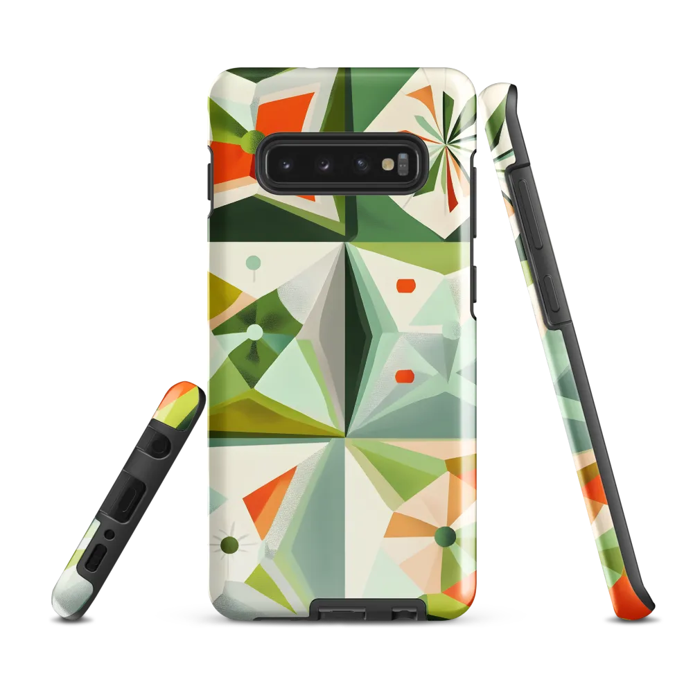 Harmonic Geometric Symphony | Phone Case |  S10 Plus | Tough Case | Glossy