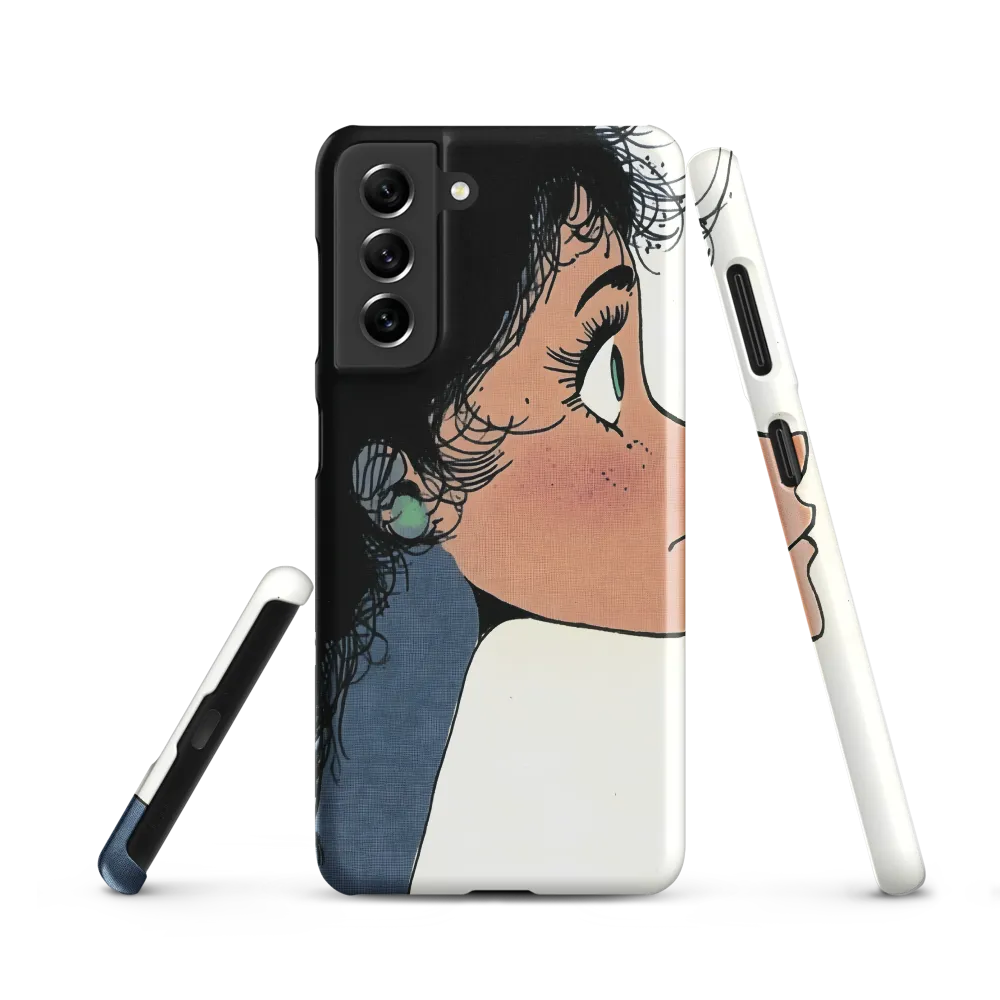 Whispers of Contemplation | Phone Case |  S21 | Snap Case | Matte