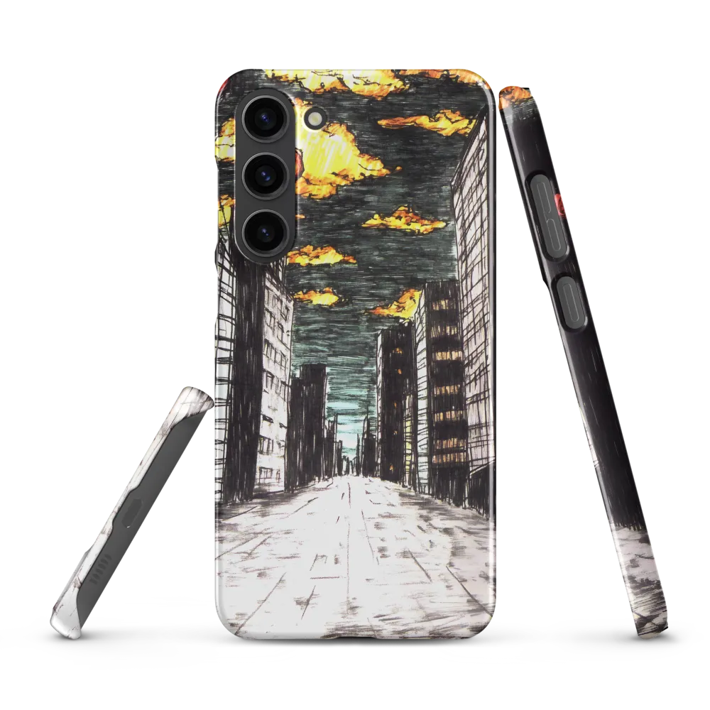 Eclipsed Cityscape | Phone Case |  S23 Plus | Snap Case | Glossy