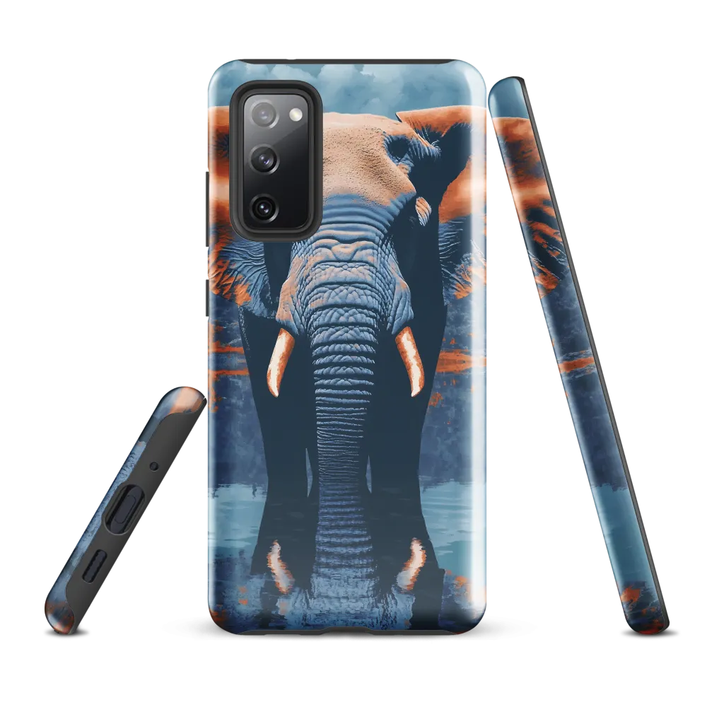 Majestic Reflection: The Elephant's Serenade