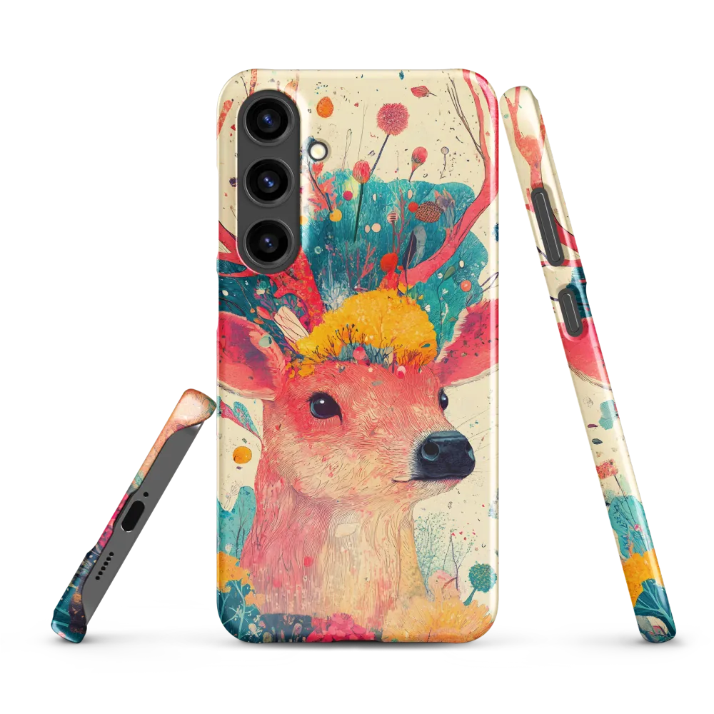 Whimsical Harmony: A Deer in Bloom