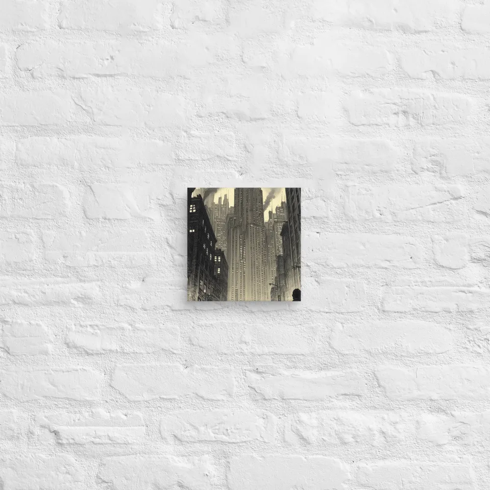 Echoes of the City | Canvas | 8″×8″