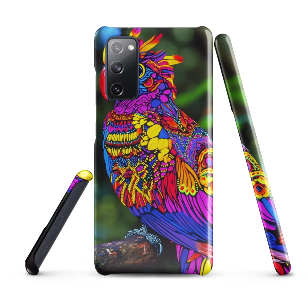 Vibrant Psychedelic Parrot