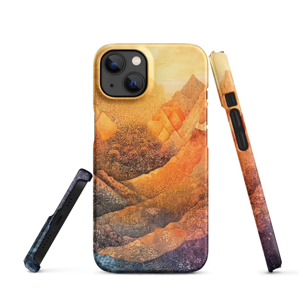 Serene Peaks of Color
