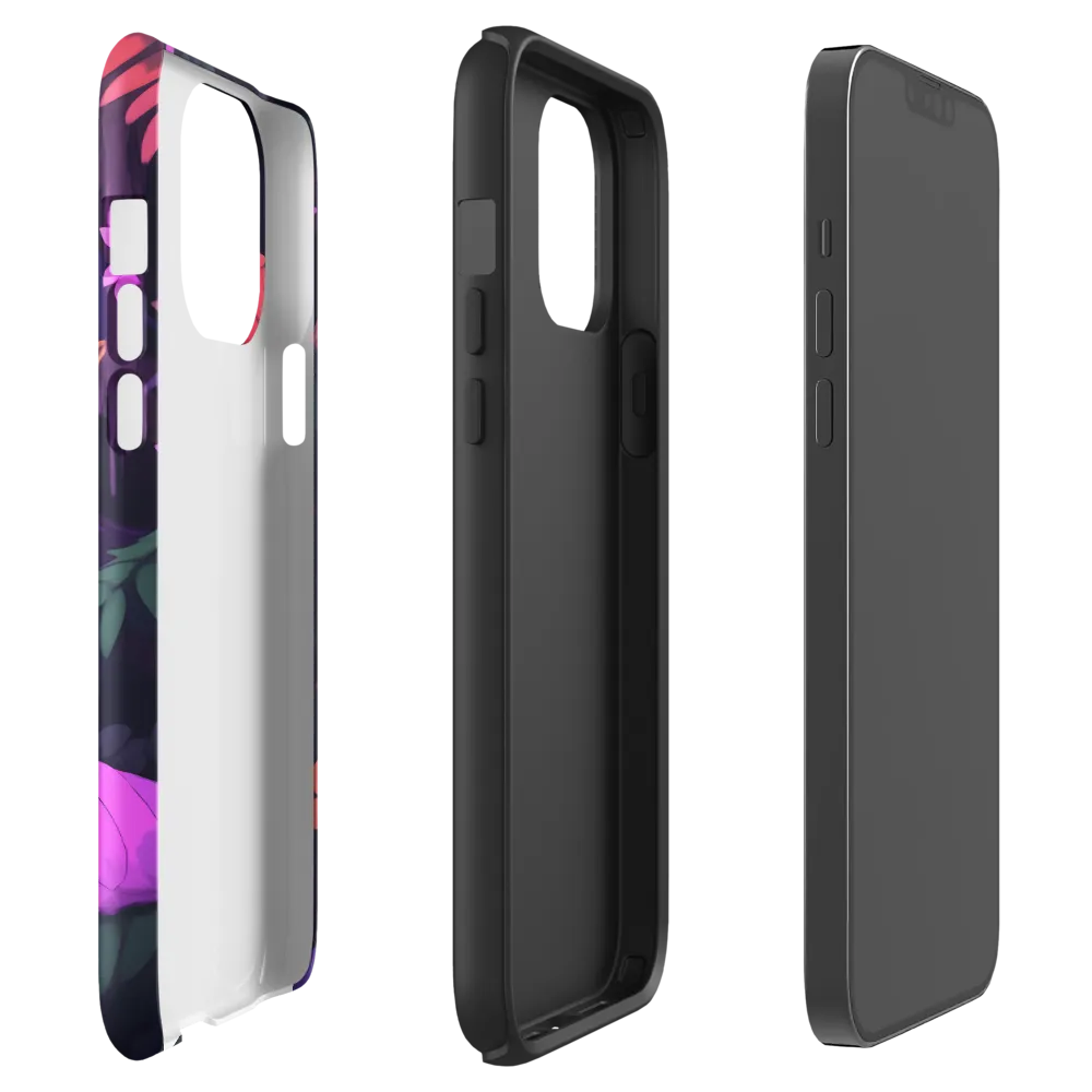 Tropical Parrot Playground | Phone Case |  13 Pro Max | Tough Case | Matte