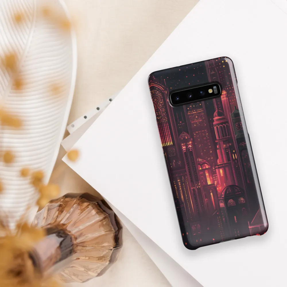 Mystical Metropolis: Dreams of Light | Phone Case |  S10 Plus | Snap Case | Glossy