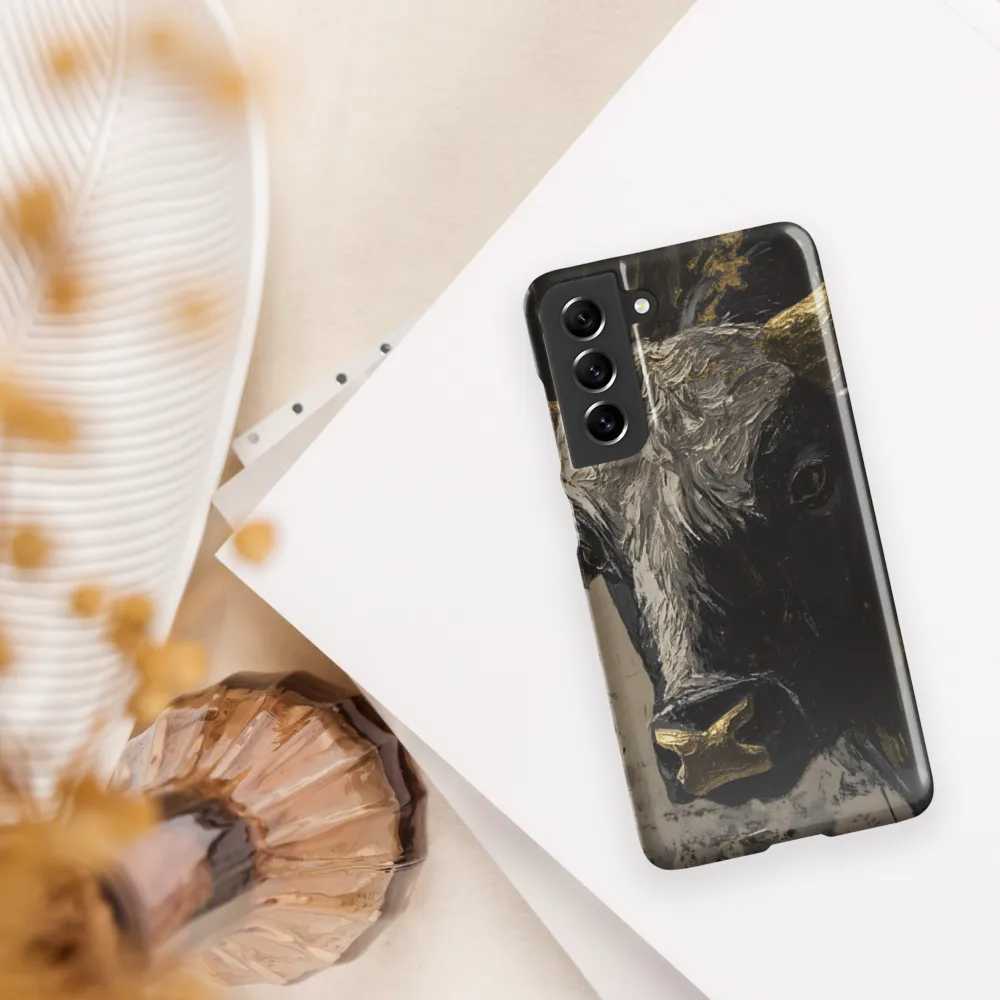 Majestic Bull: The Power in Black and Gold