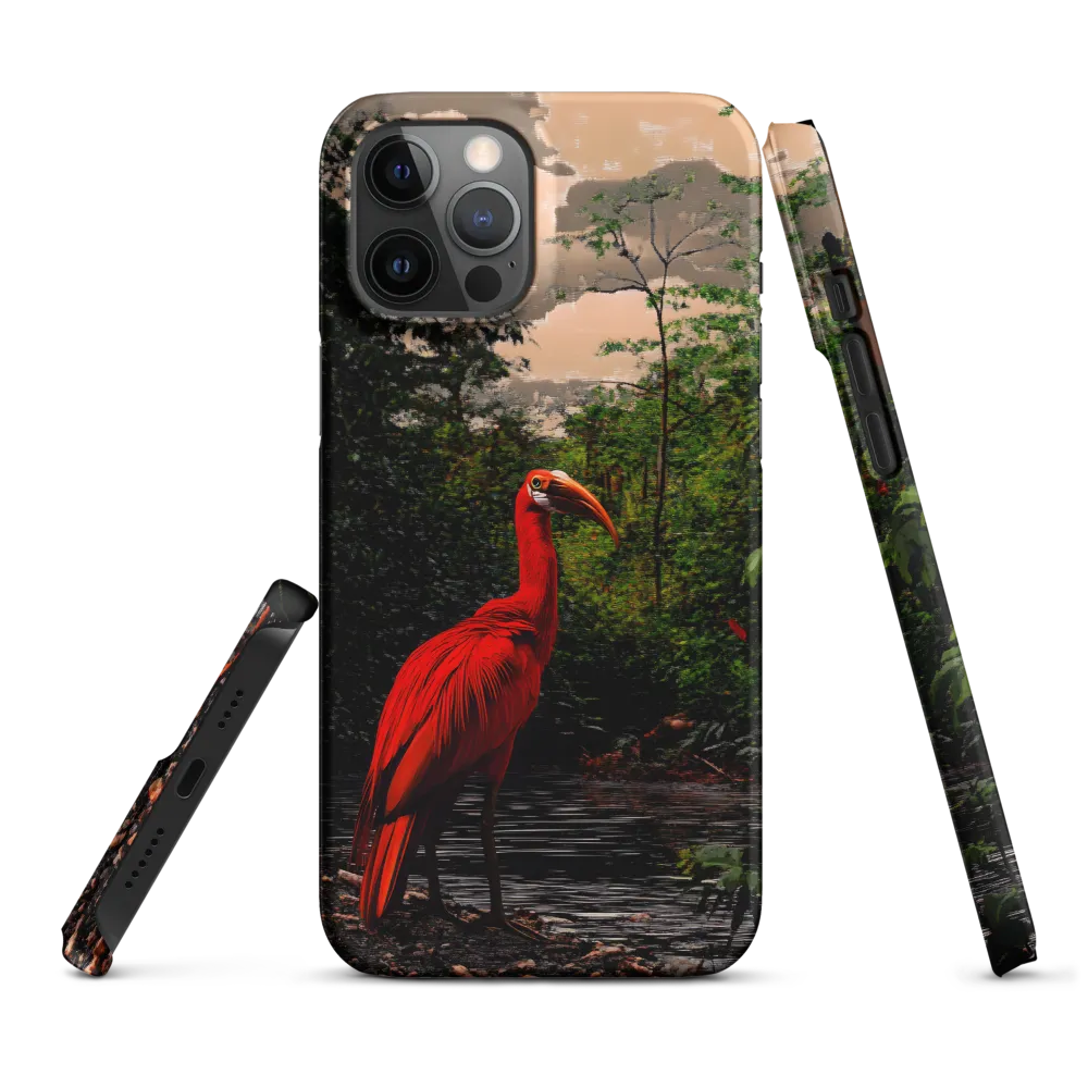 Enigmatic Elegance: The Scarlet Observer