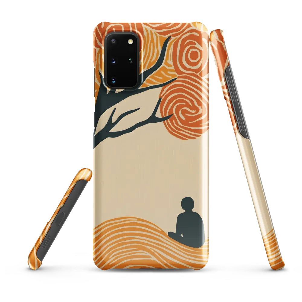 Silent Reflections under Swirling Leaves | Phone Case |  S20 Plus | Snap Case | Glossy