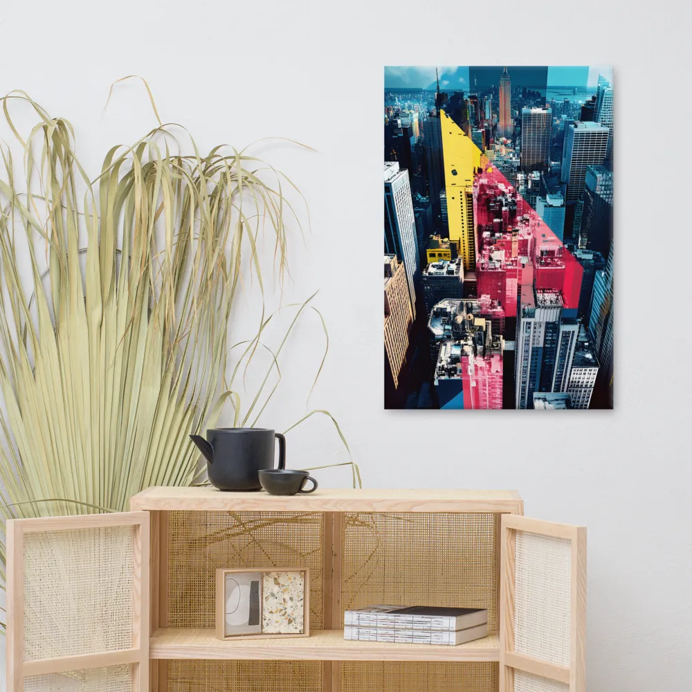 Dynamic Urban Symphony | Canvas | 24″×36″