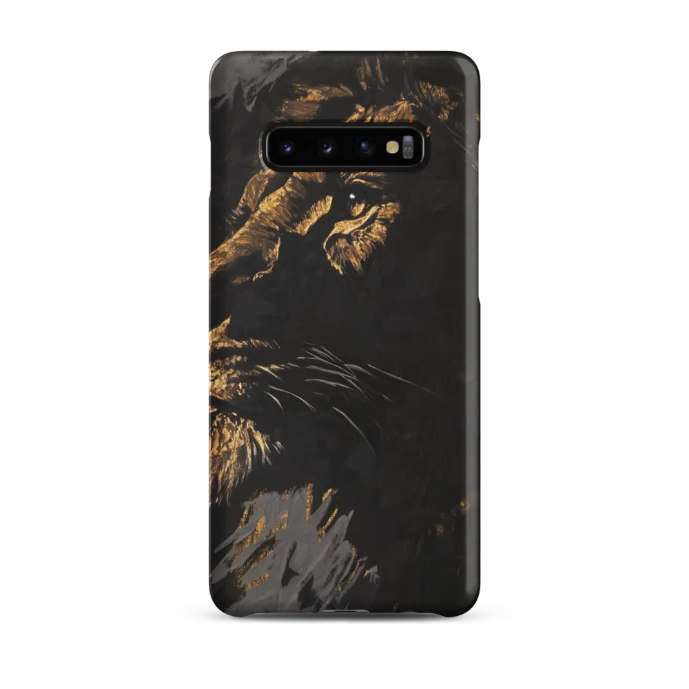 Majestic Gaze: The Golden Lion