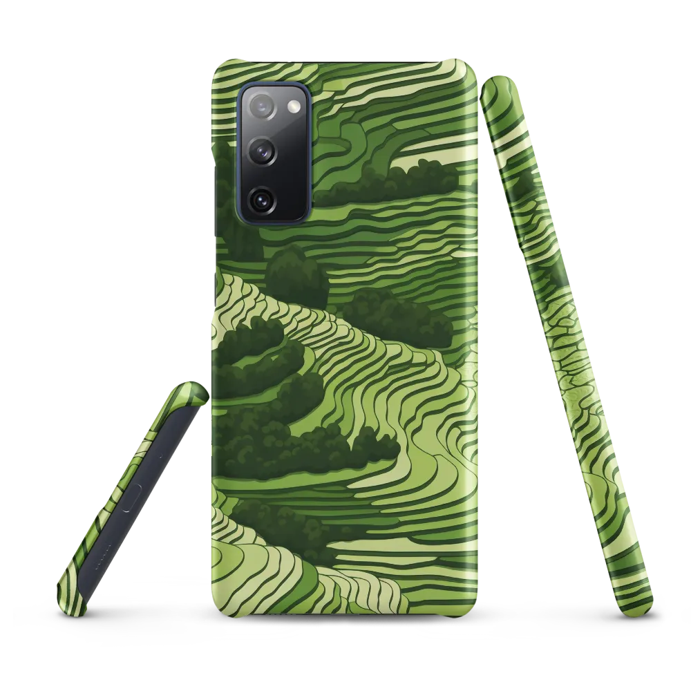 Waves of Green: An Abstract Landscape
