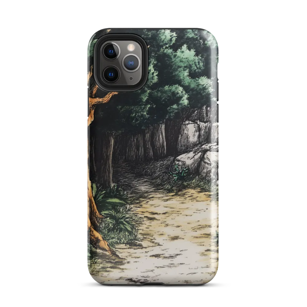 Pathway Through Nature's Embrace | Phone Case |  11 Pro Max | Tough Case | Glossy