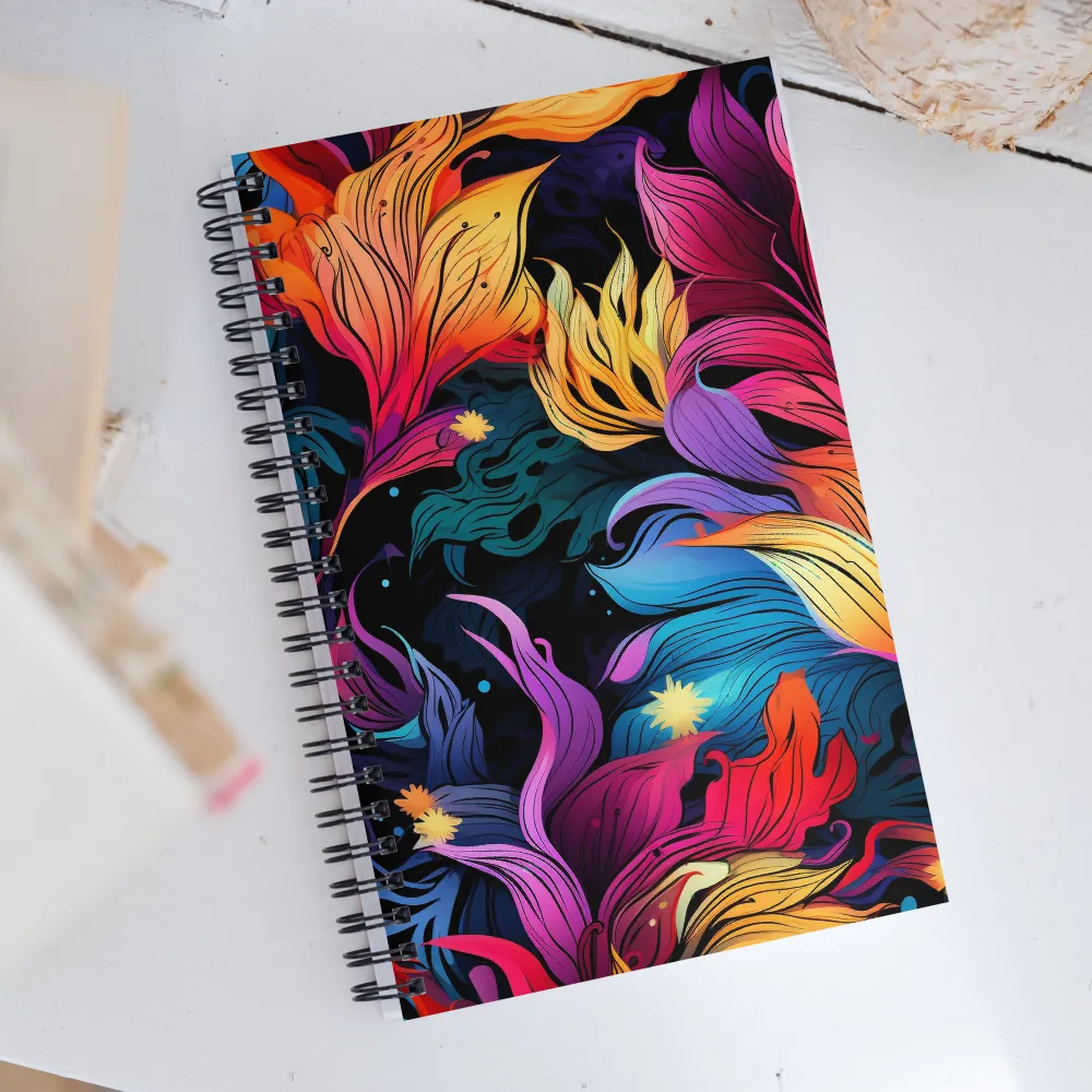 Floral Symphony | Spiral Notebook