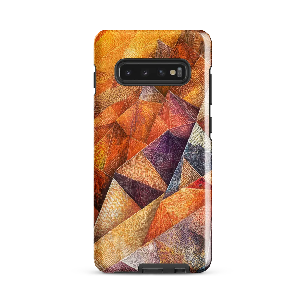 Geometric Warmth | Phone Case |  S10 Plus | Tough Case | Glossy